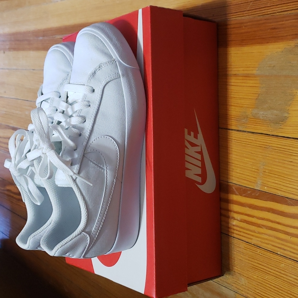 White Canvas Nikes